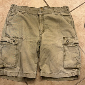 Carhartt Tan Vintage Style Cargo shorts Used Workwear